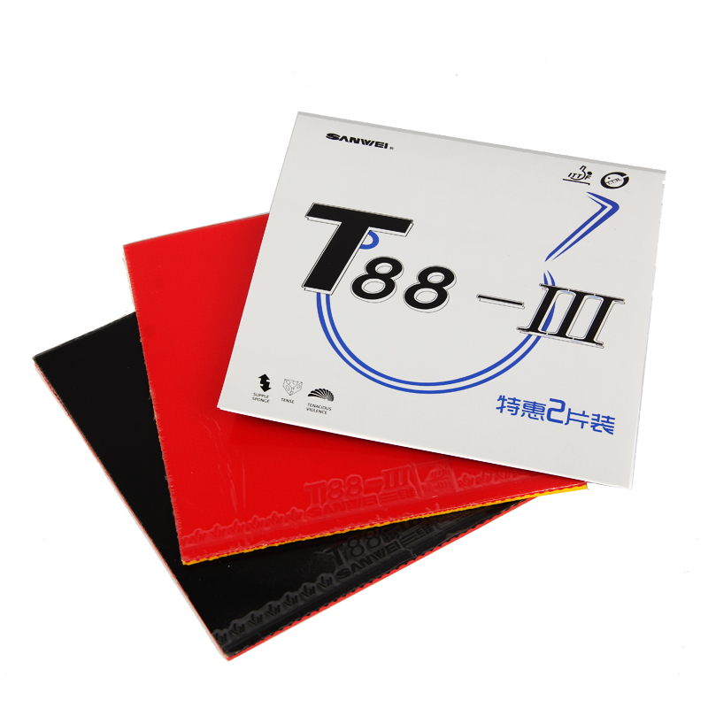 Table Tennis Xiom Rubber - 1 vermelho 1 preto original sanwei