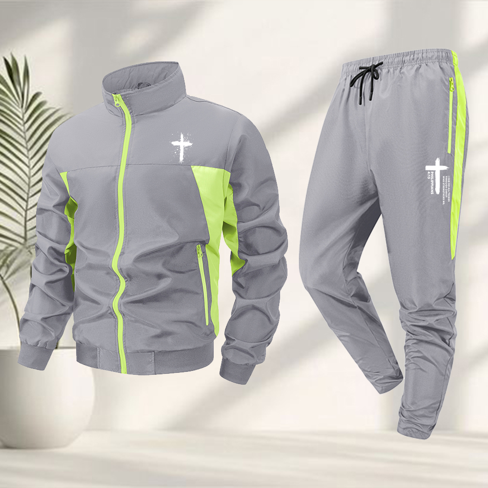 Table Tennis Outfit - Conjunto de ginástica masculino com estampa