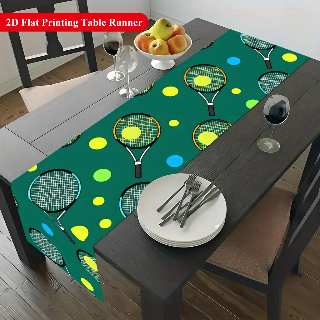 Table Tennis Live - Caminho de mesa com estampa de
