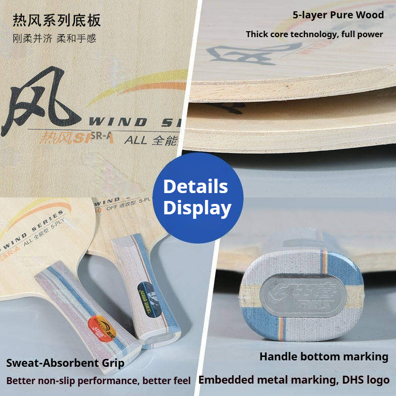 Raquete de Tênis de Mesa DHS W - Table Tennis Bat avaliação e preço