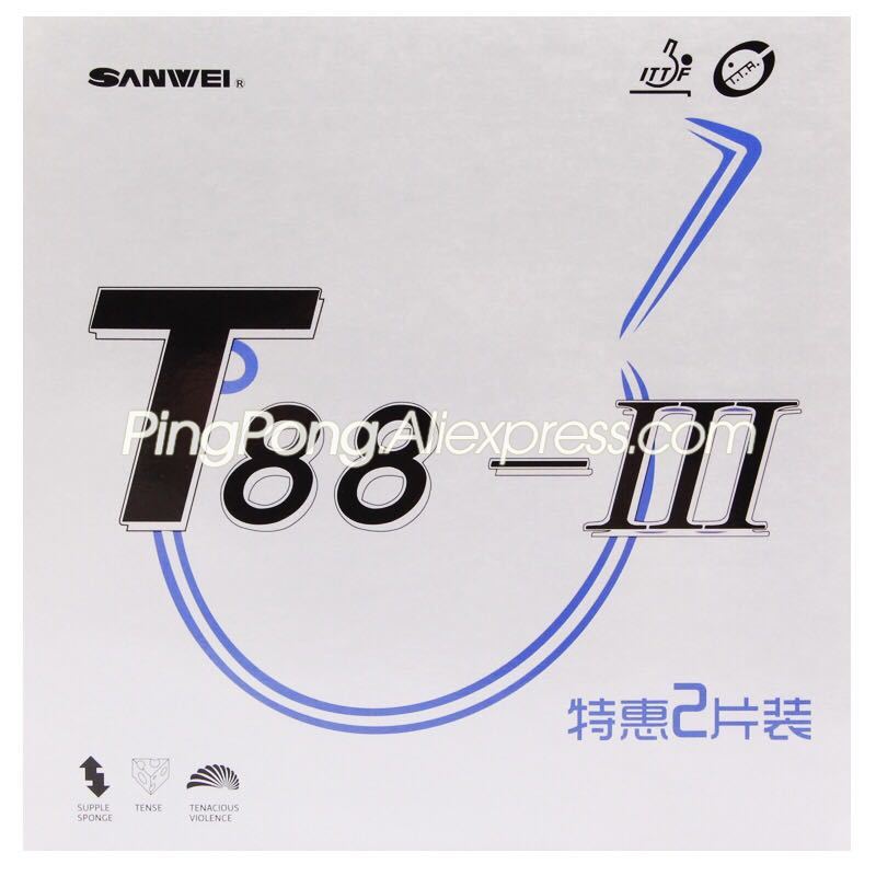 Original sanwei T88-3 tênis de - Table Tennis Xiom Rubber avaliação e preço