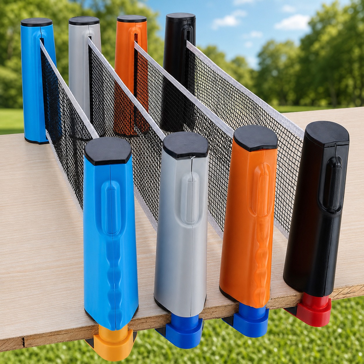 Novo Conjunto de Rede Retrátil - Table Tennis Net Set avaliação e preço