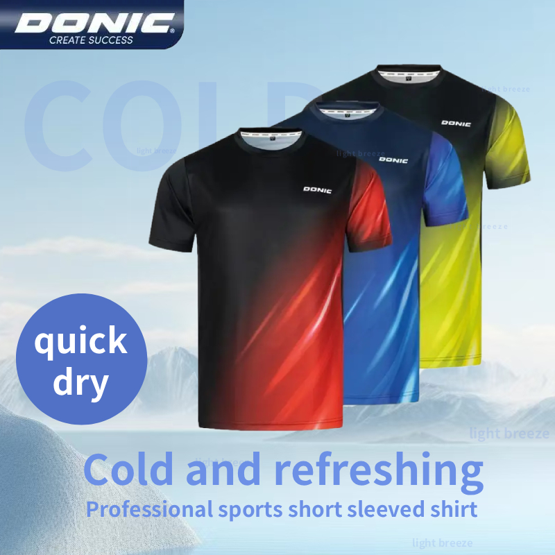 Donic camisa de tênis de mesa  - Table Tennis Outfit avaliação e preço