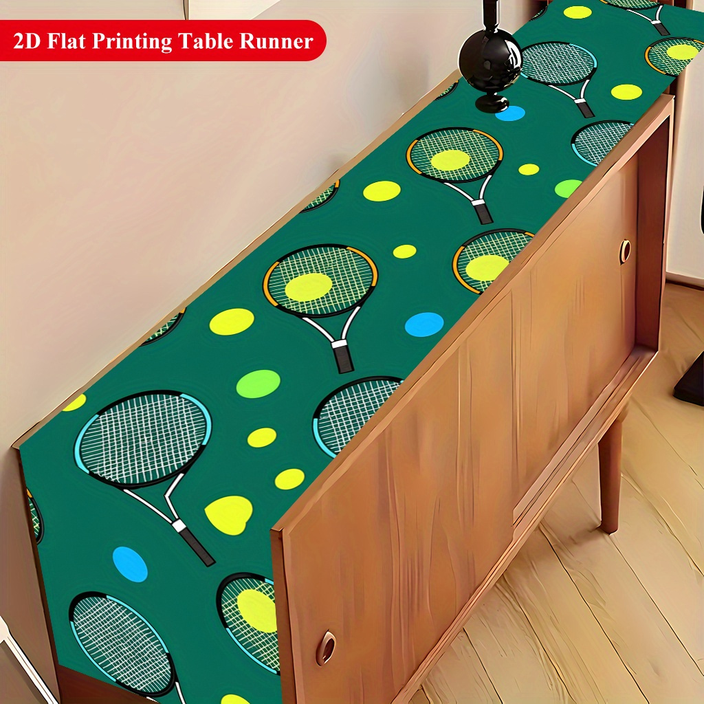 Caminho de mesa com estampa de - Table Tennis Live avaliação e preço